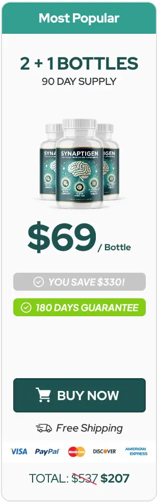Synaptigen Buy 3 Bottles
